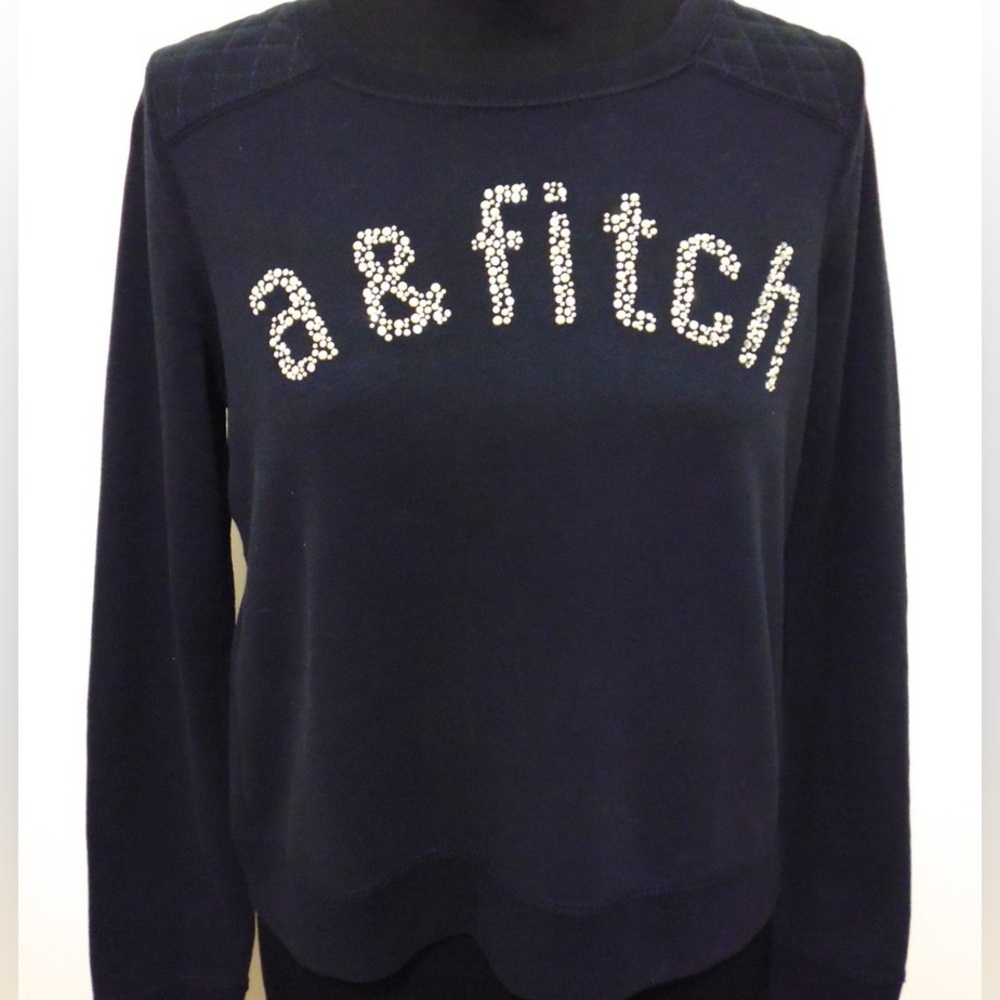 y2K Navy blue Abercrombie & Fitch sweater/ sweatshirt #AbercrombieAndFitch